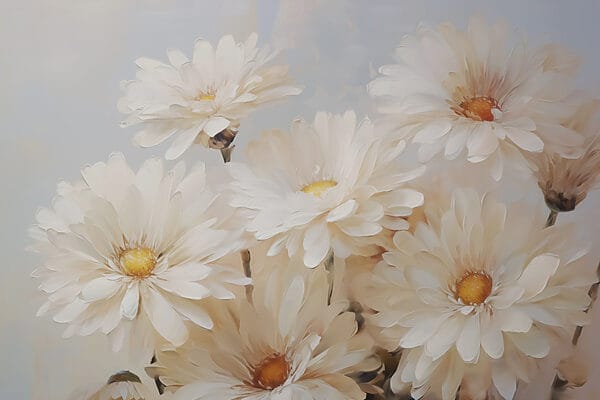 Groep witte bloemen Groep witte bloemen