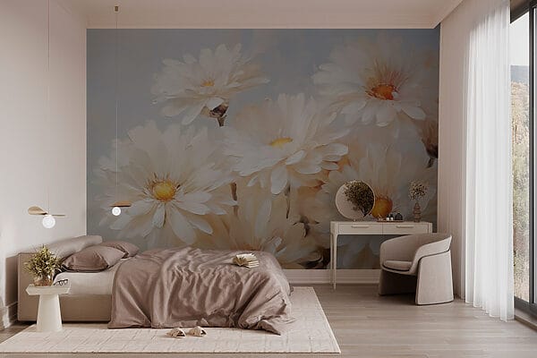 Groep witte bloemen Groep witte bloemen