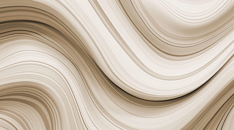 Vloeiende lijnen in zachte neutrale tinten