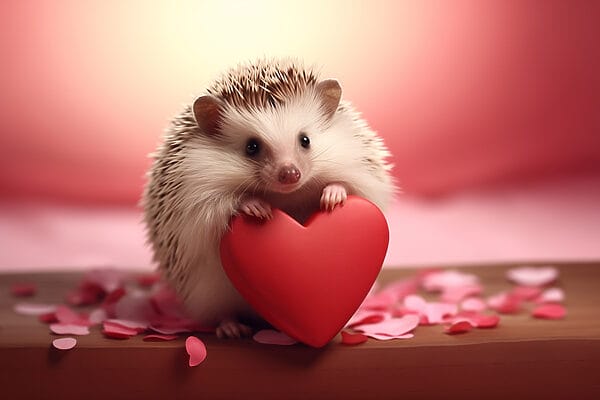 Egel met hart Egel met hart