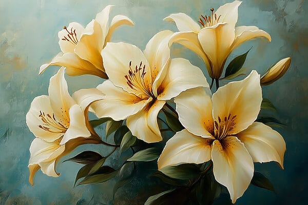 Groep witte bloemen Groep witte bloemen