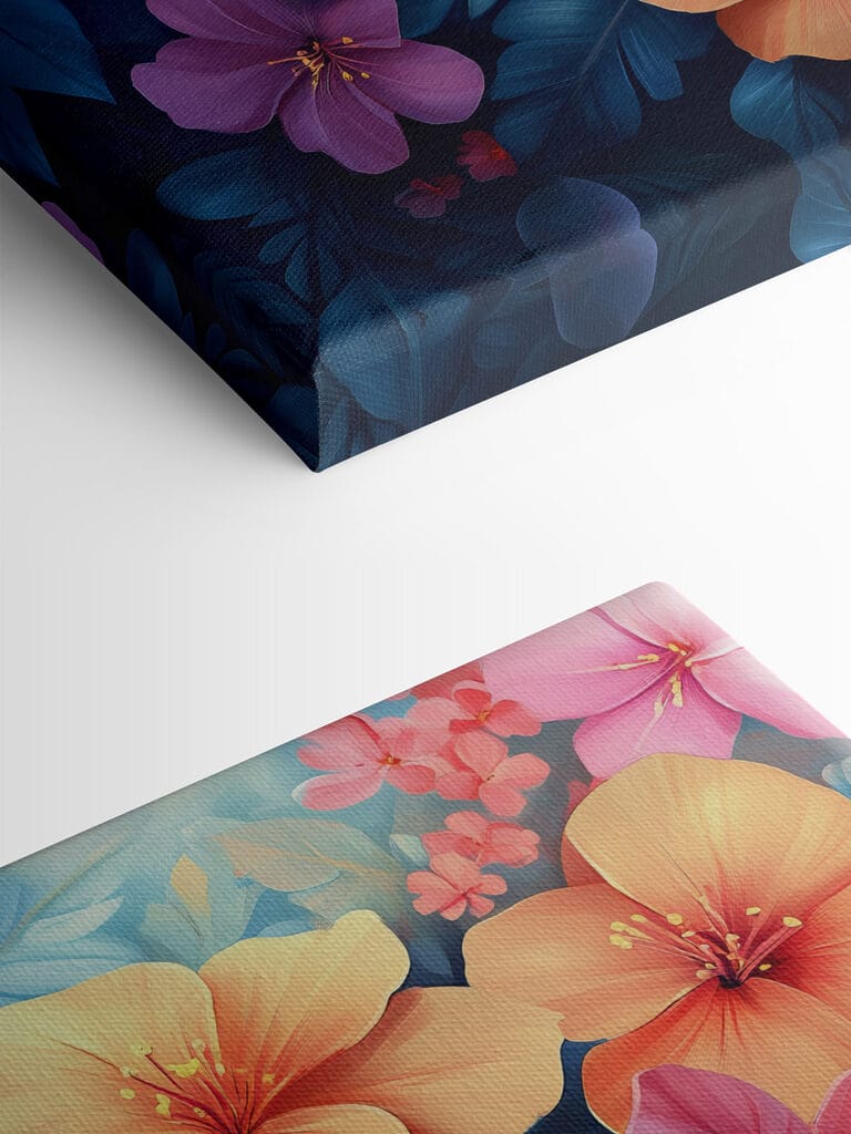 Group of colorful flowers Group of colorful flowers