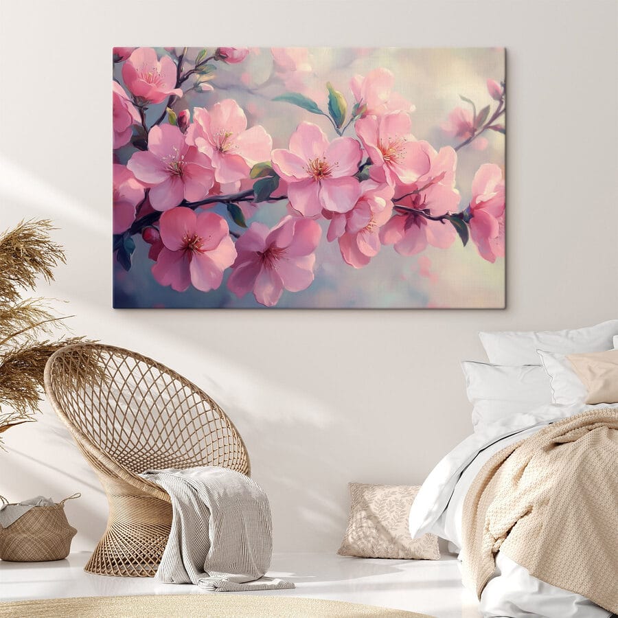 Delicate bloesems in zachte pasteltinten