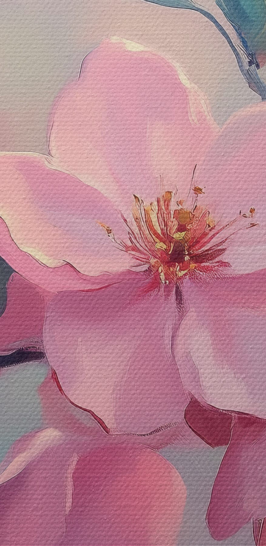 Delicate bloesems in zachte pasteltinten