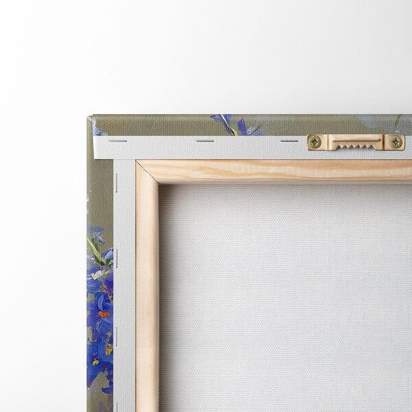 Schilderij van bloemen in een vaas Schilderij van bloemen in een vaas