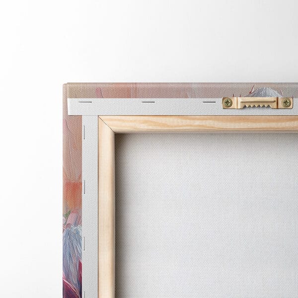 Schilderij van een boeket bloemen Schilderij van een boeket bloemen