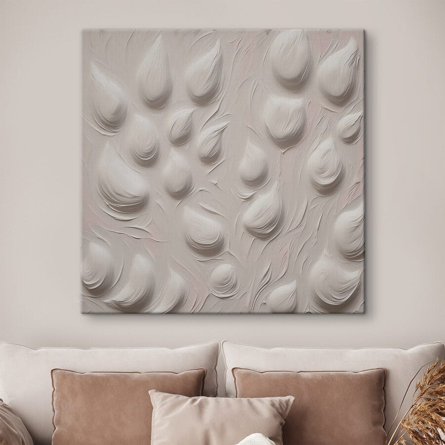 Witte achtergrond met veel druppels
