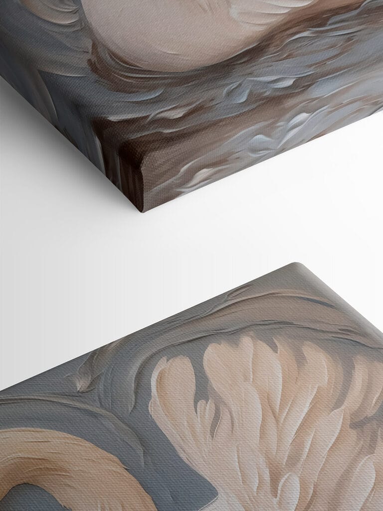 White swan with a black beak