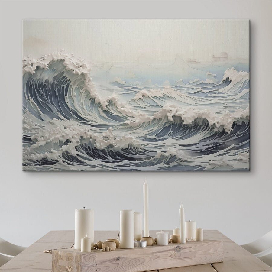 Grote golven in de oceaan