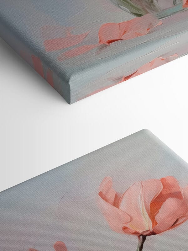 Vaas met roze bloemen Vaas met roze bloemen