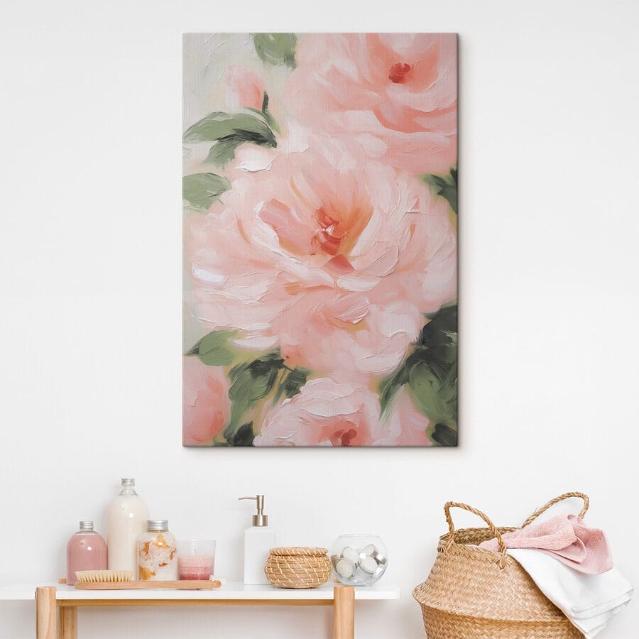 Delicate roze bloesems in volle bloei
