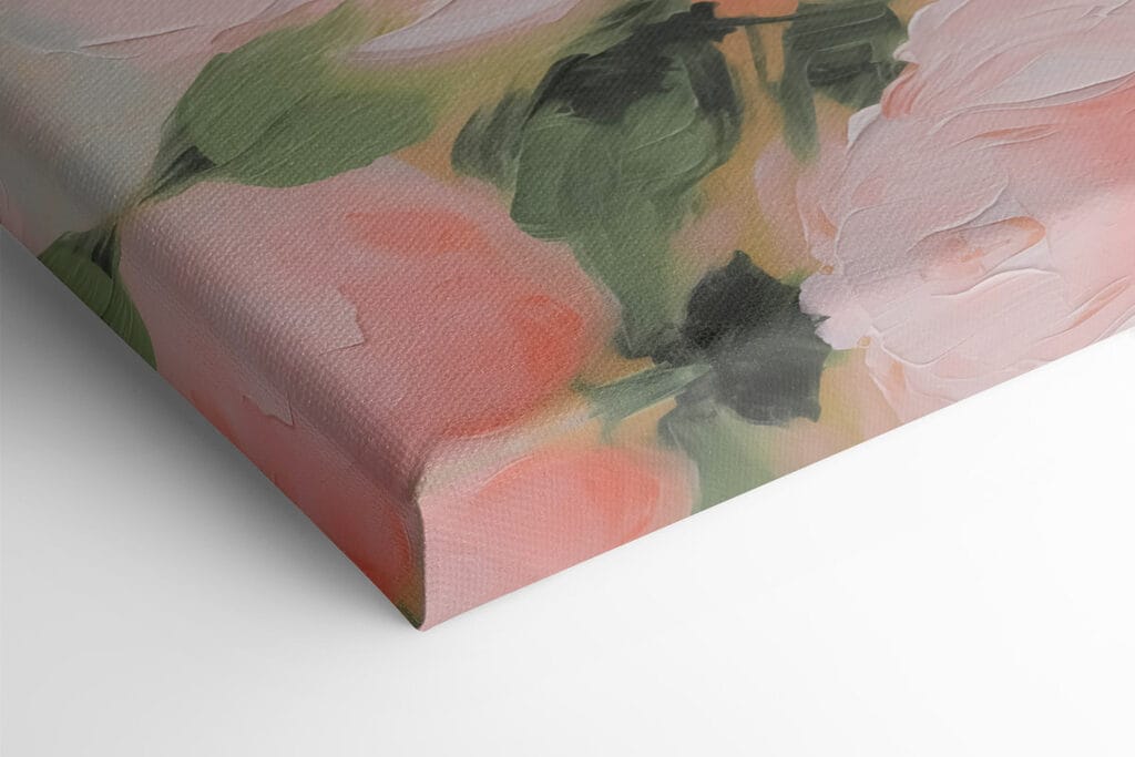 Delicate pink blossoms in full bloom