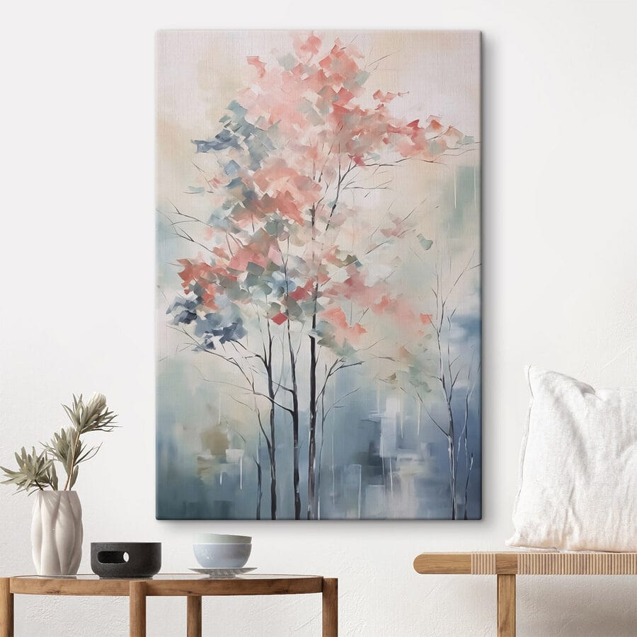 Schilderij van een boom Schilderij van een boom