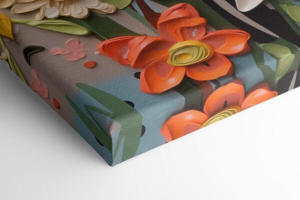 Muurkunst van bloemen Muurkunst van bloemen