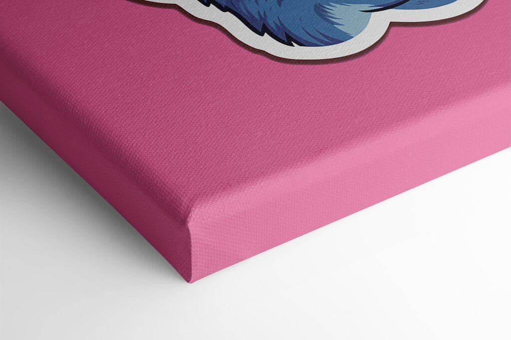 Sticker of a cat with its mouth open Sticker of a cat with its mouth open