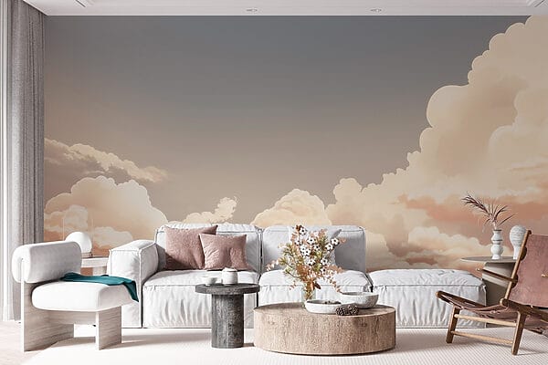 Bewolkte lucht met een zon Bewolkte lucht met een zon
