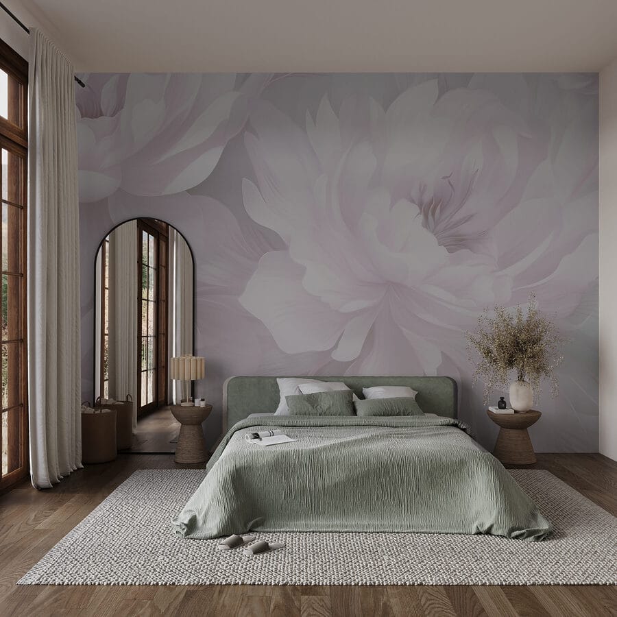 Delicate bloemen in zachte kleuren