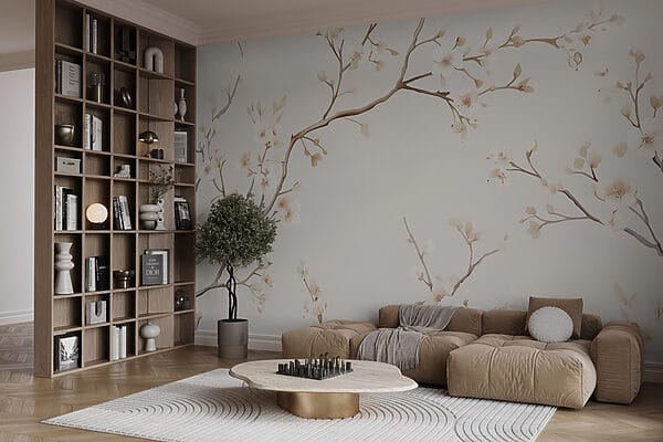 Delicate bloesems op elegante takken Delicate bloesems op elegante takken