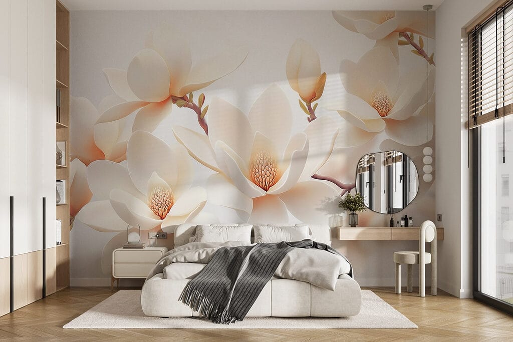 Group of white flowers Group of white flowers