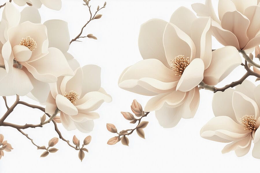 Elegante bloesems aan sierlijke takken