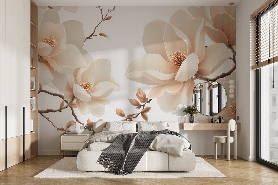 Elegante bloesems aan sierlijke takken