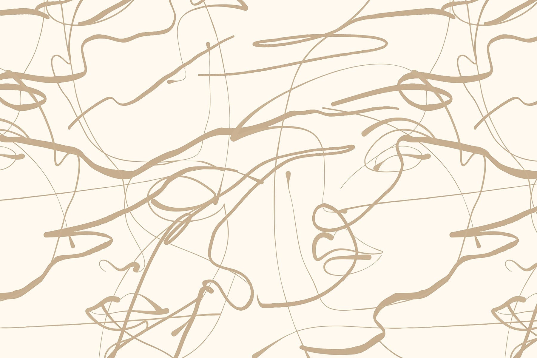 White background with brown lines