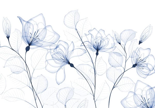 Transparante bloemen en bladeren w08776p 600x420 - Transparante bloemen en bladeren