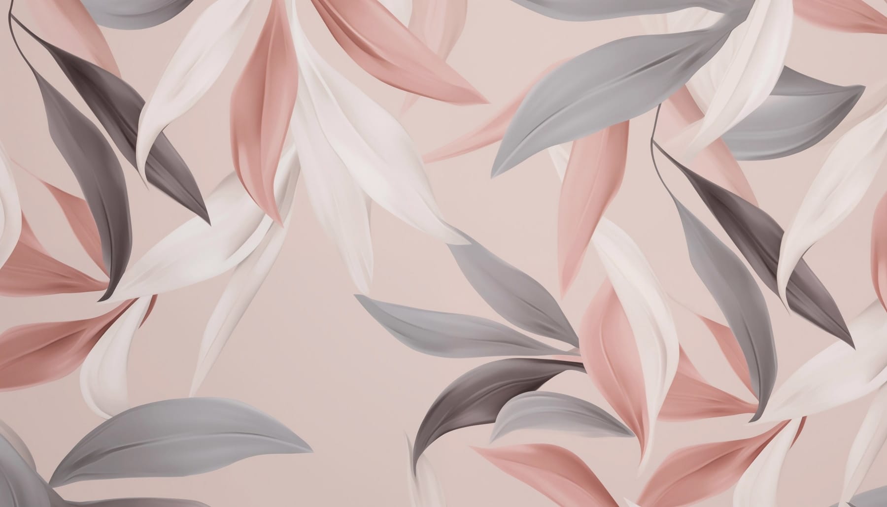 Delicate leaves in soft colors Delicate leaves in soft colors