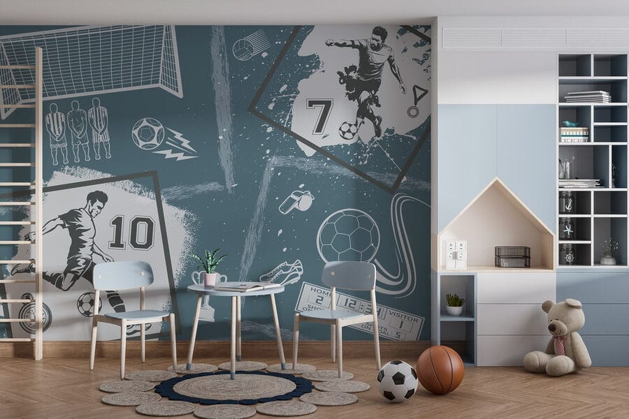 Collage van verschillende sportbeelden