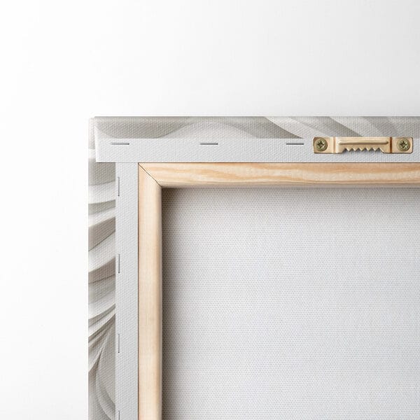 Witte muur met golvende lijnen Witte muur met golvende lijnen