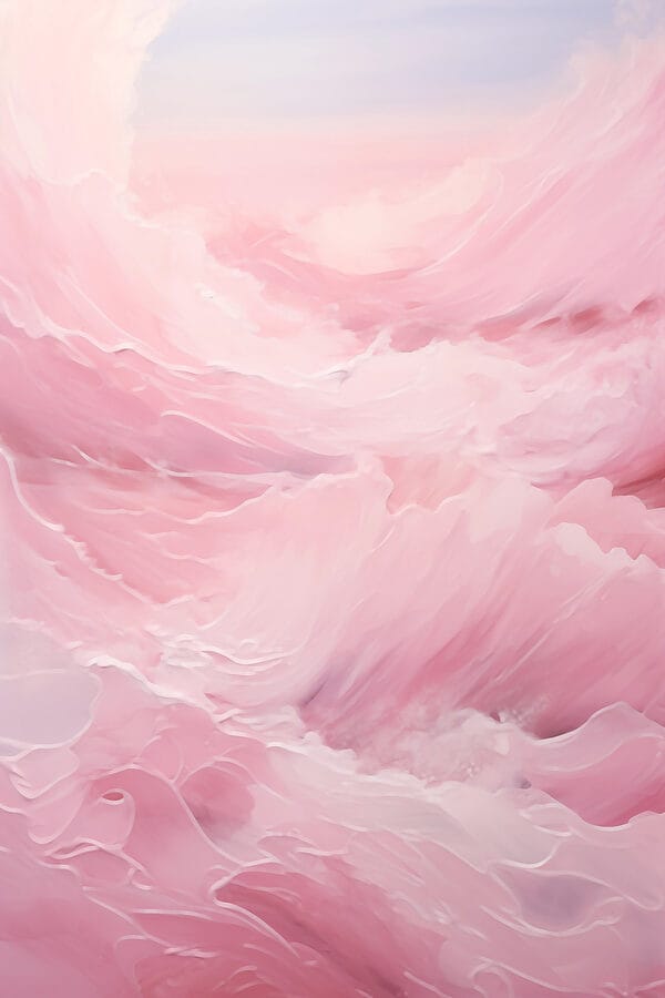 Roze en witte wolk Roze en witte wolk