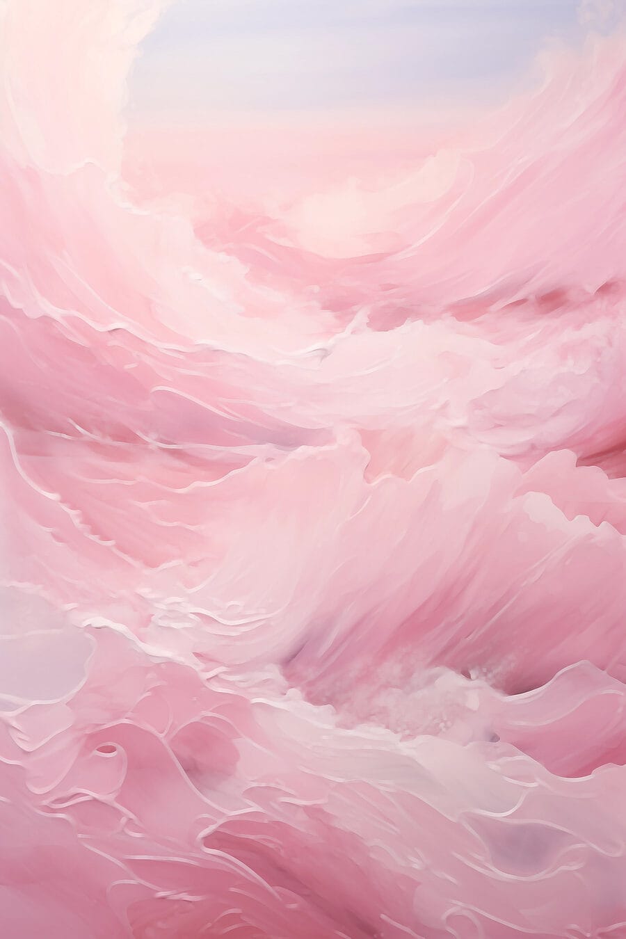 Roze en witte wolk Roze en witte wolk