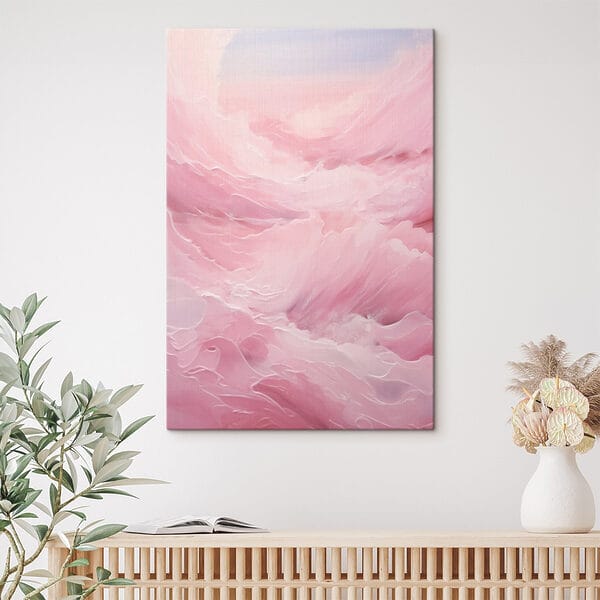Roze en witte wolk Roze en witte wolk