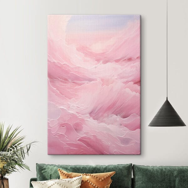 Roze en witte wolk Roze en witte wolk