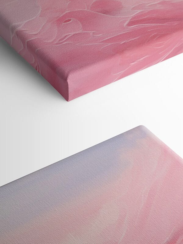 Roze en witte wolk Roze en witte wolk
