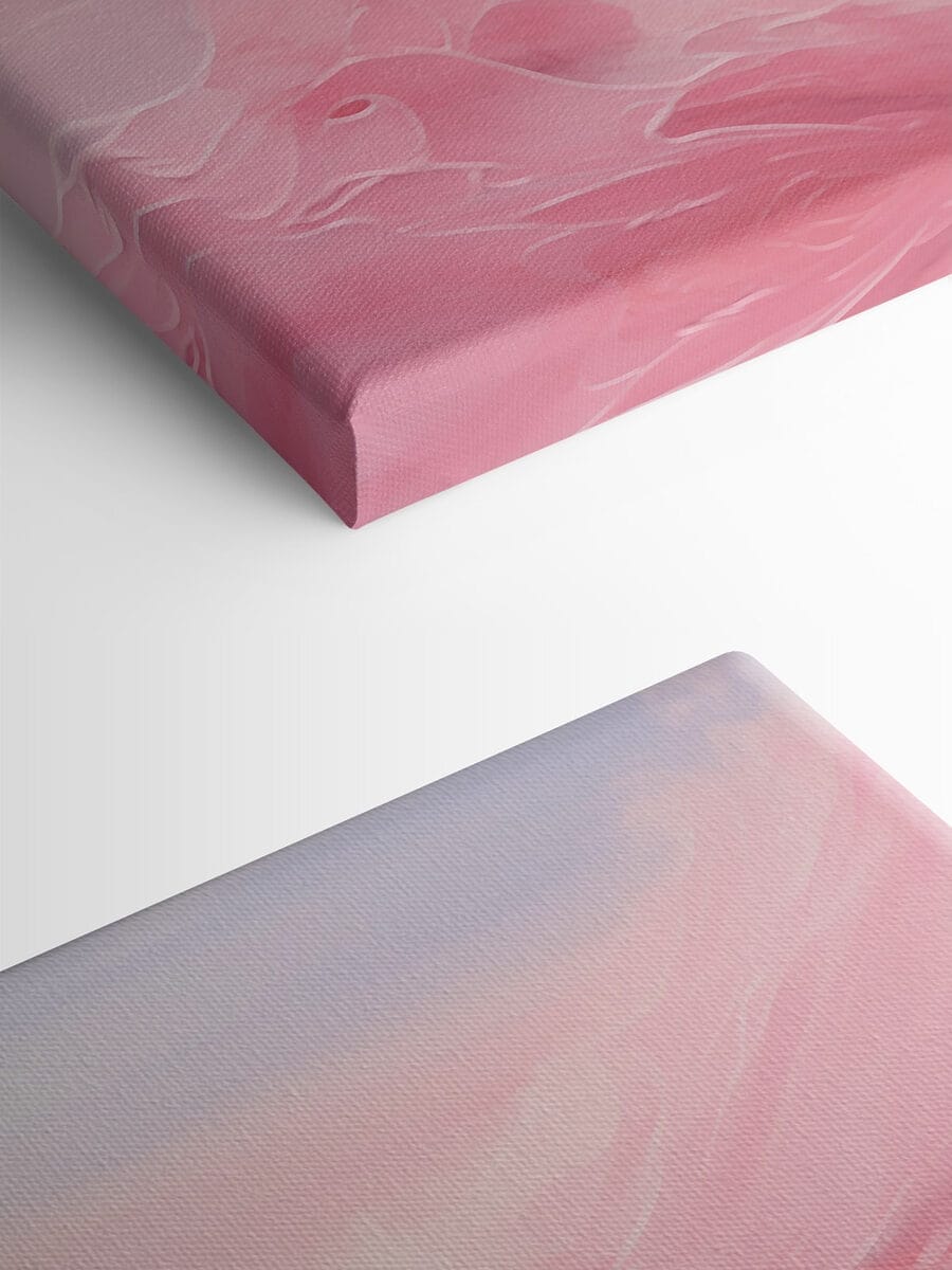 Roze en witte wolk Roze en witte wolk