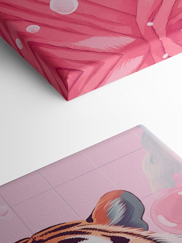 Tijger in roze gewaad Tijger in roze gewaad