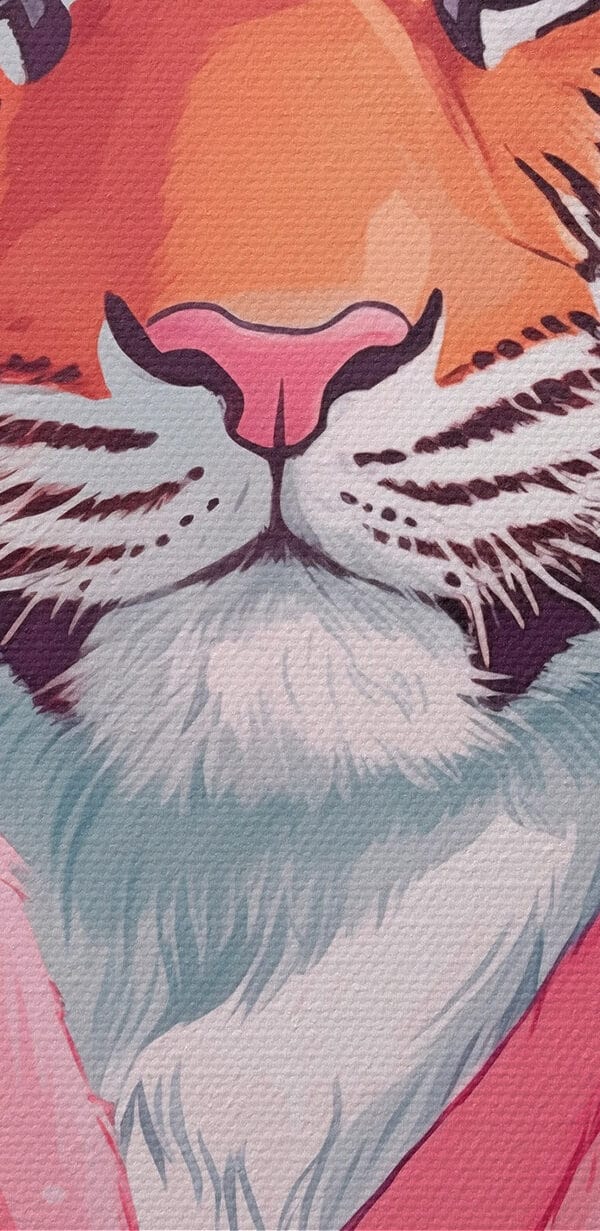 Tijger in roze gewaad Tijger in roze gewaad