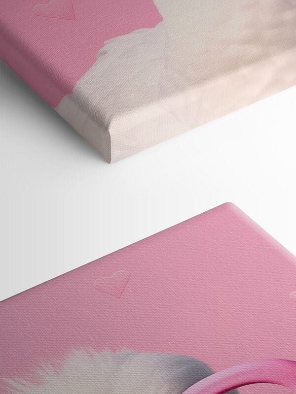 Eend met roze bril Eend met roze bril