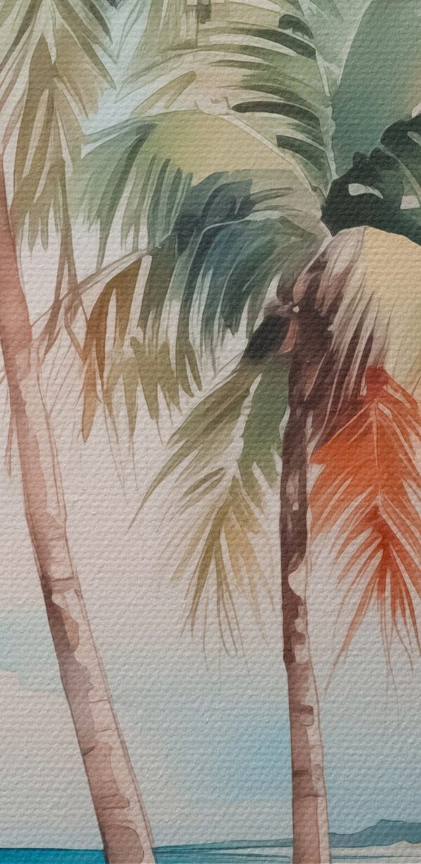 Palmbomen op een strand Palmbomen op een strand