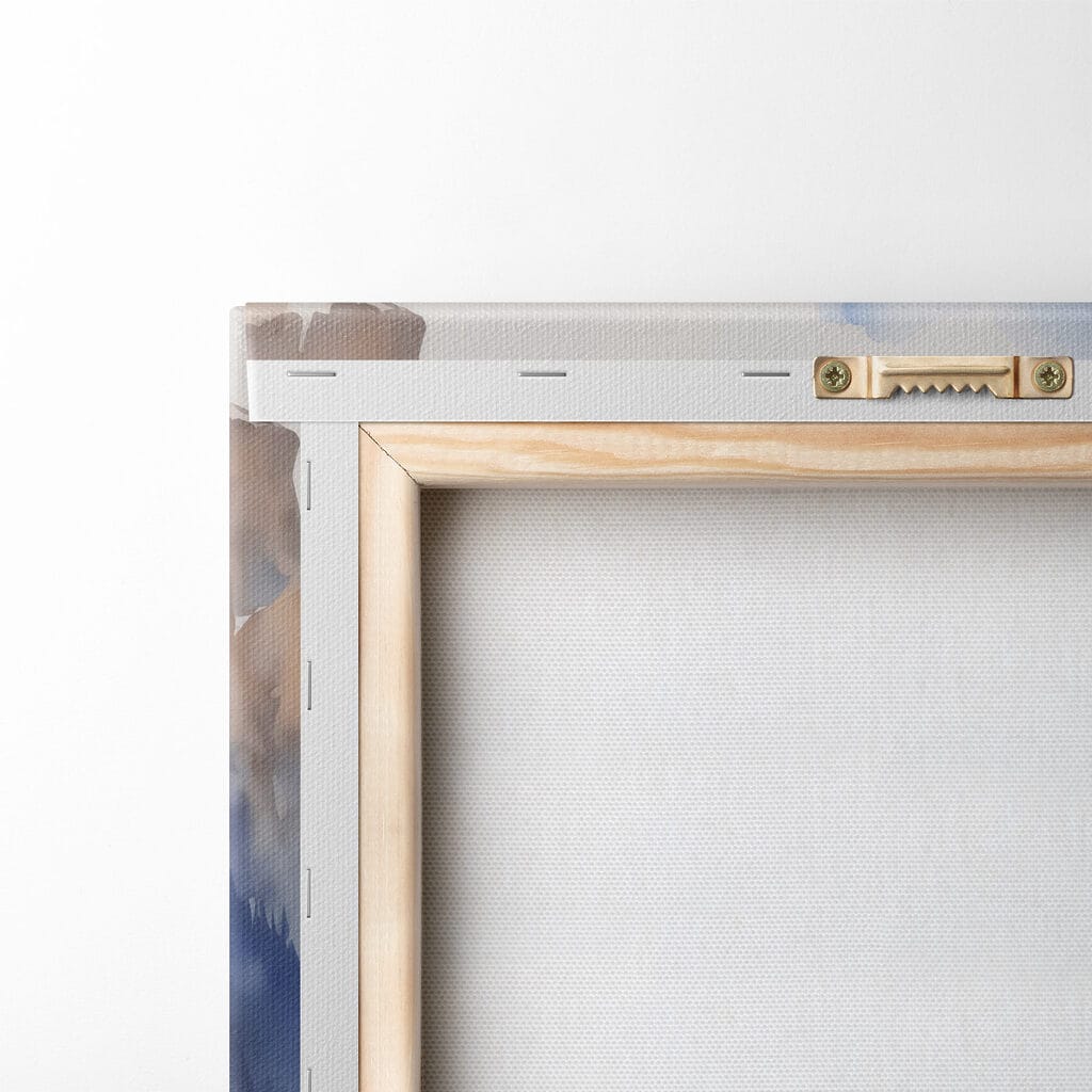 Watercolor painting of a village in the mountains Watercolor painting of a village in the mountains