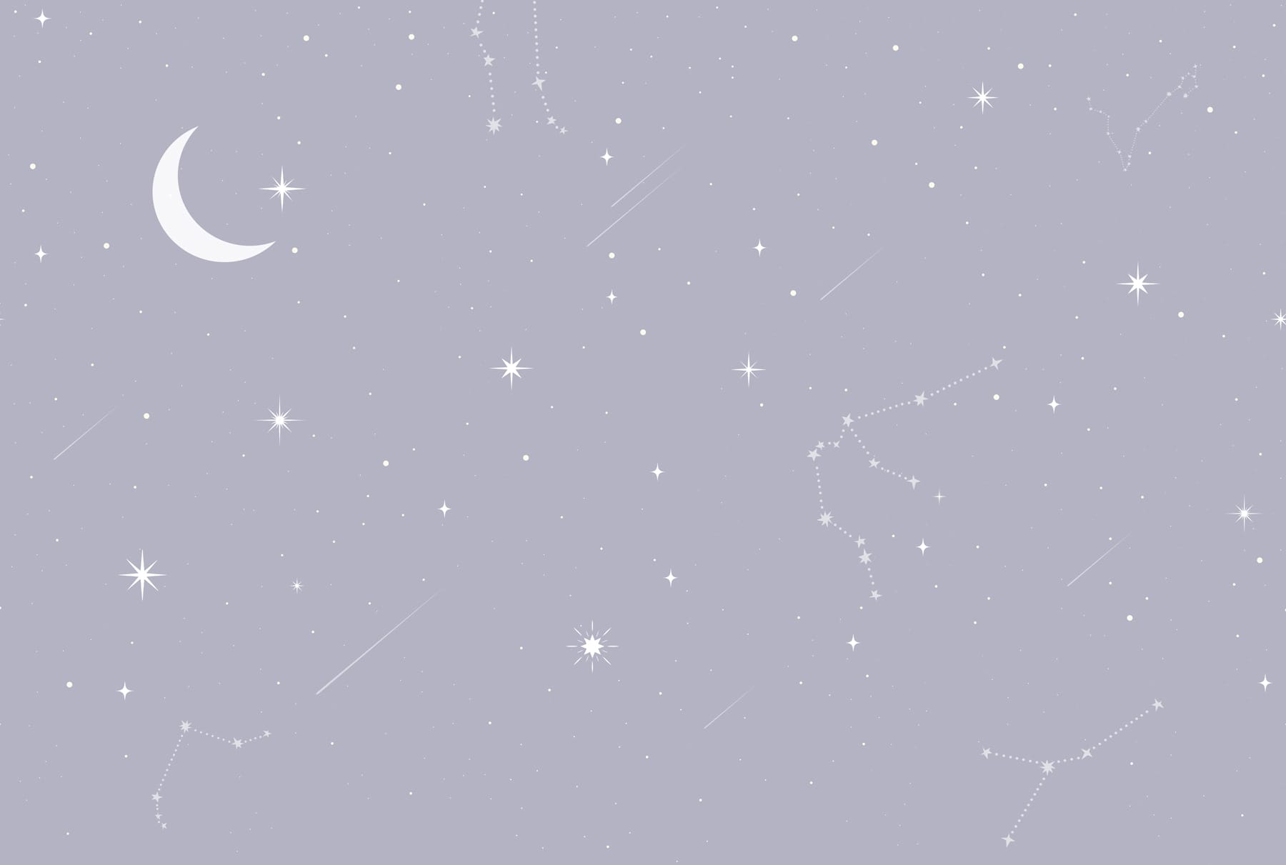 Moon and stars in the sky Moon and stars in the sky