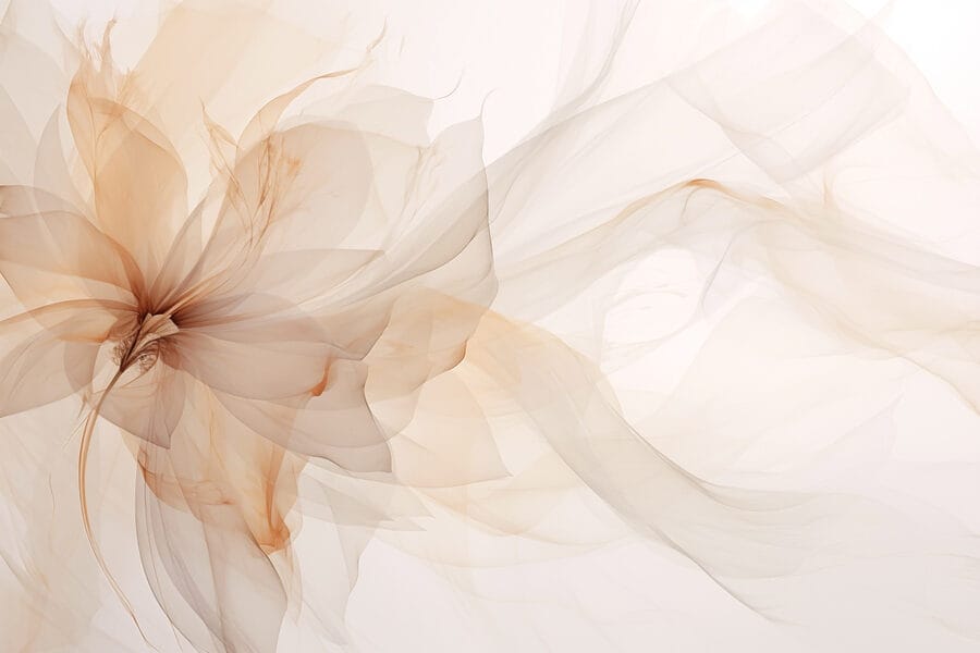 Delicate bloemen in zachte tinten