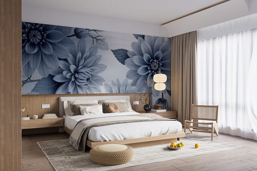 Delicate bloemen in zachte tinten