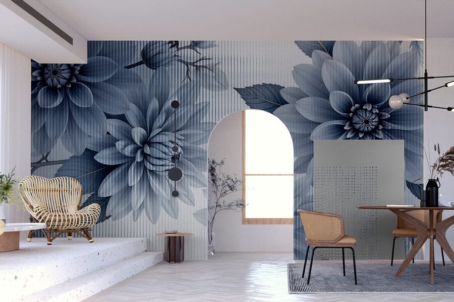 Delicate bloemen in zachte tinten