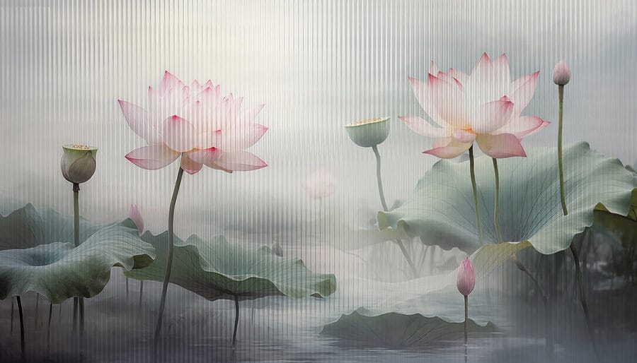Sereniteit onder lotusbloemen