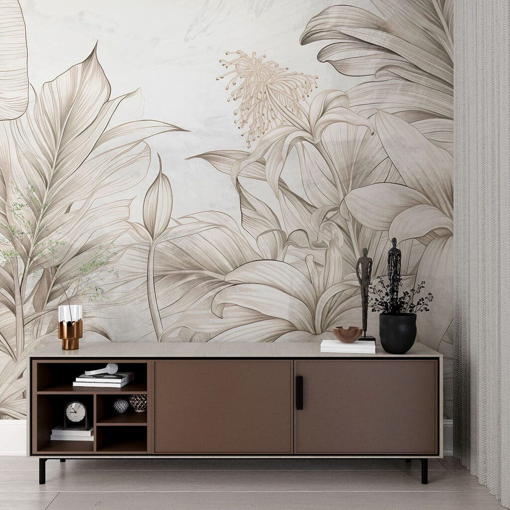 Nature's embrace in monochrome hues Nature's embrace in monochrome hues