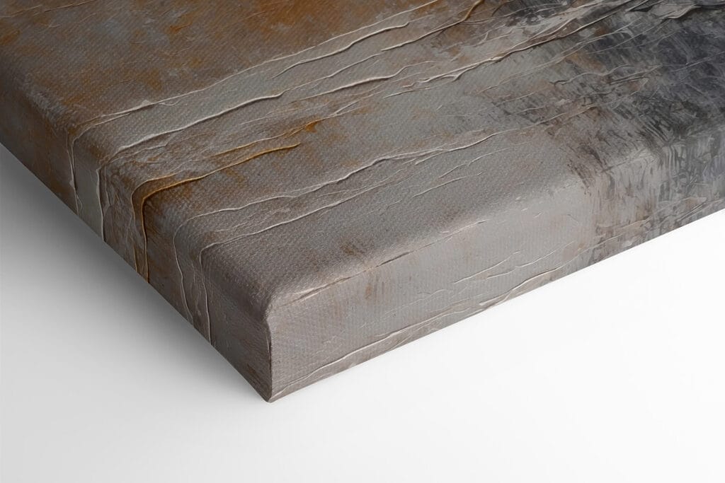 Painting of a moon and water Painting of a moon and water