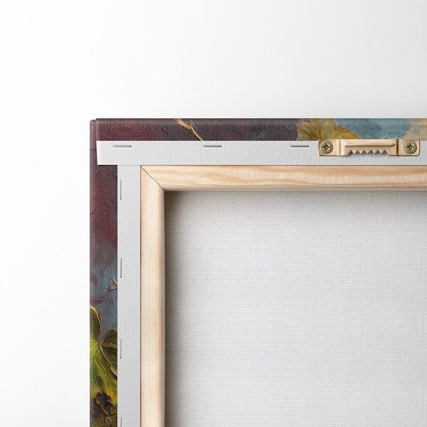 Schilderij van een wijnfles en een glas wijn Schilderij van een wijnfles en een glas wijn