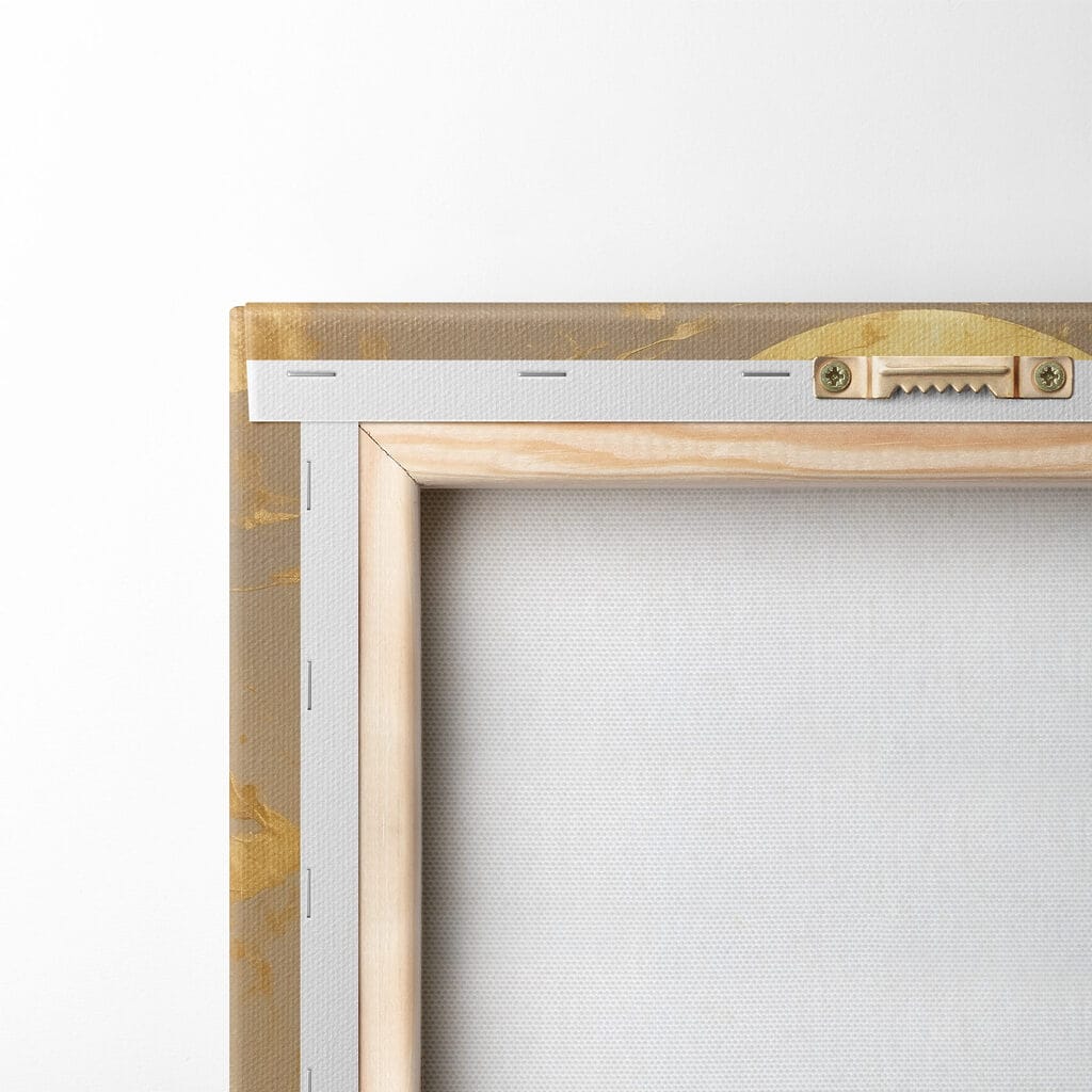 Elegant crane beneath a large sun